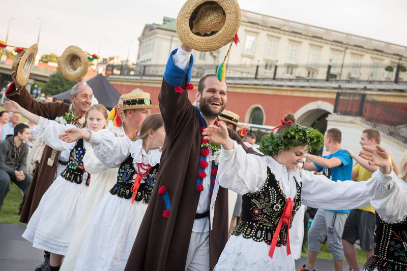 Koncertu laureatów oraz Wieczoru tańca w Ogrodach Zamkowych w 2016 roku,fot. Marta Ankiersztejn © IMiT.