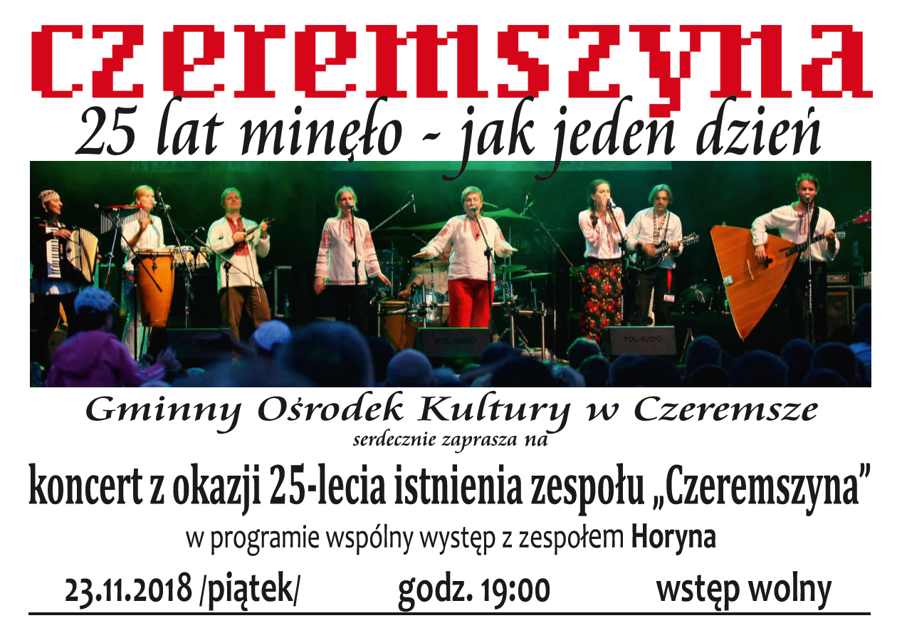 Jubileusz 25-lecia Czeremszyny