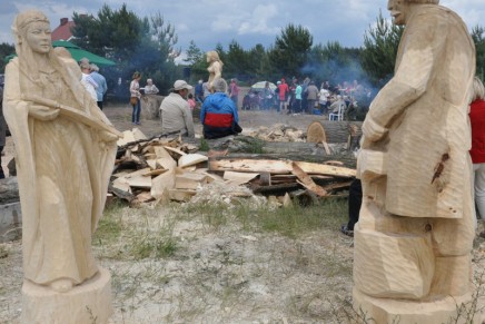 Plener rzeźbiarski pamięci Waldka Styperka w&nbsp;podgrudziądzkiej Rudzie