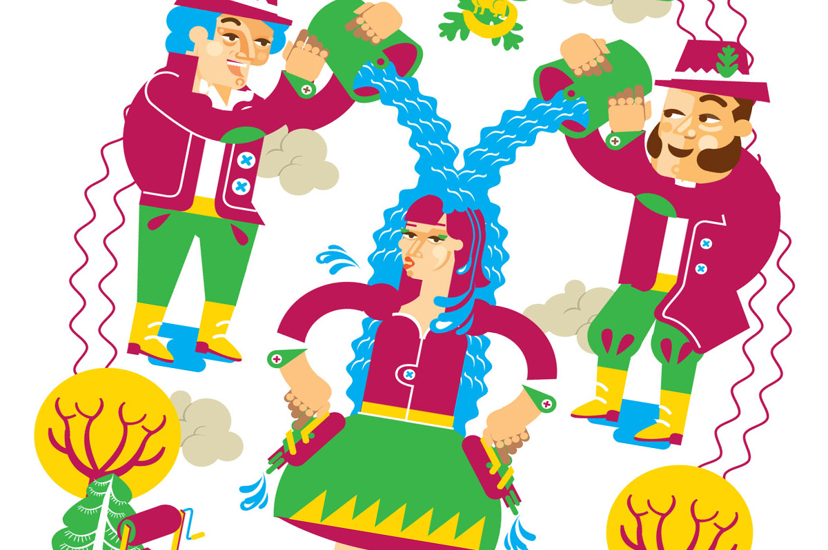 Etnoilustracje – ludowe zwyczaje na&nbsp;kolorowych grafikach