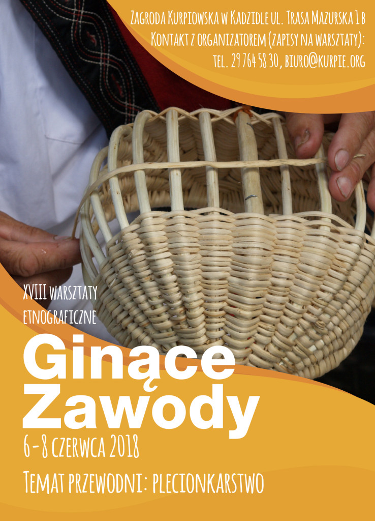 Warsztaty etnograficzne „Ginące zawody 2018”
