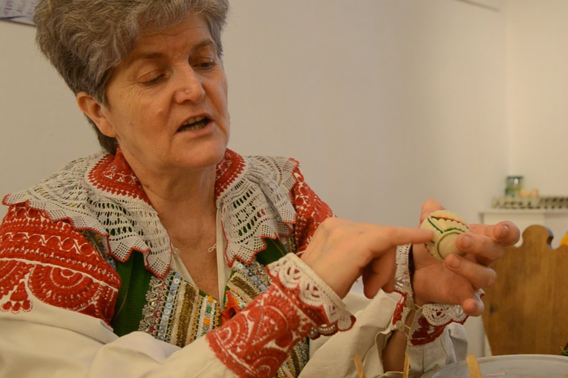 Halina Witkowska o&nbsp;oklejankach czyli&nbsp;kurpiowskich pisankach