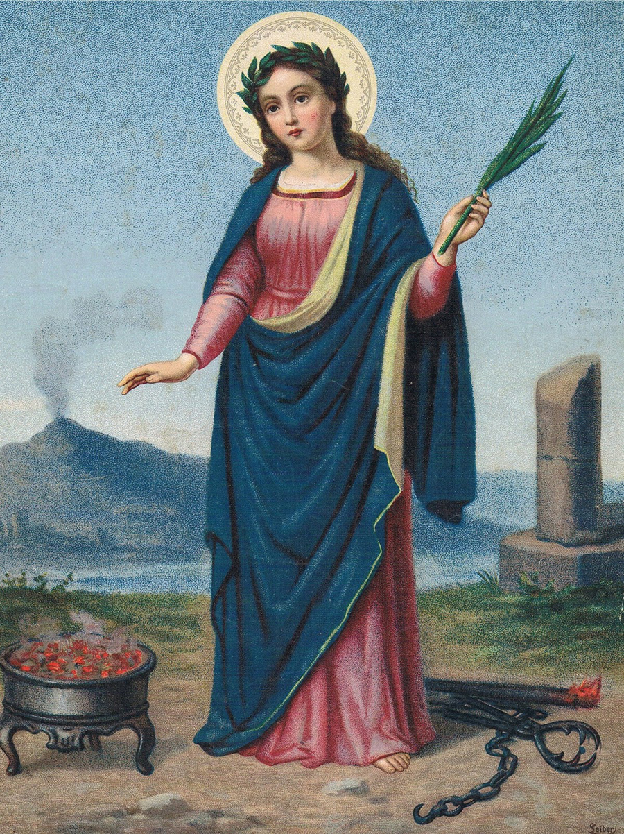 Święci z&nbsp;wiejskiego podwórka: Szmaty świętej Agaty