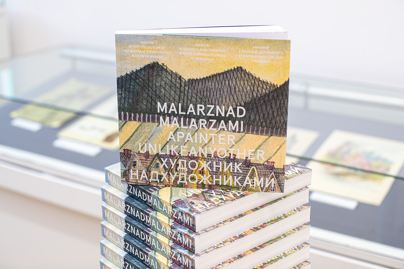 Katalog "Malarz nad malarzami. Nikifor w kolekcji Państwowego Muzeum Etnograficznego w Warszawie, fot. Przemysław Walczak